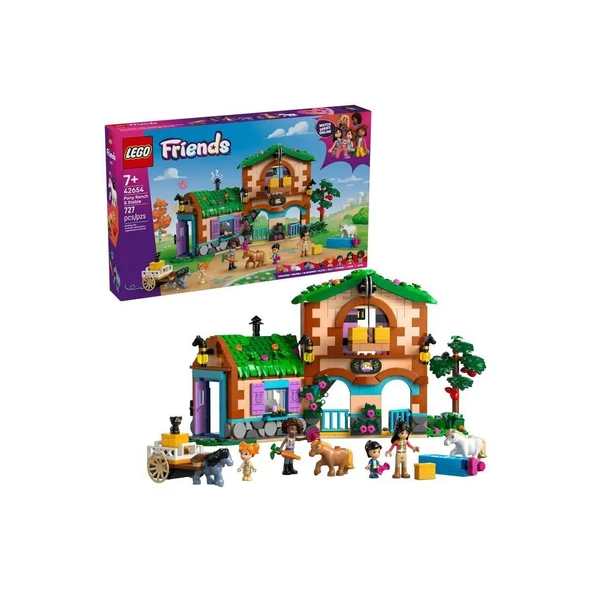 TOYZ DÜKKANIM 42654 Lego Friends Midilli Çiftliği 727 parça +7 yaş Kız Erkek Çocuk Oyuncak Eğitici Oyuncaklar ürün görseli 1