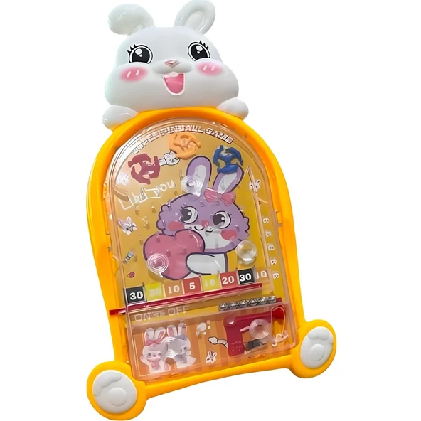 TOYZ DÜKKANIM Tavşanlı Pinball Oyunu Kız Erkek Çocuk Oyuncak Eğitici Oyuncaklar ürün görseli 1