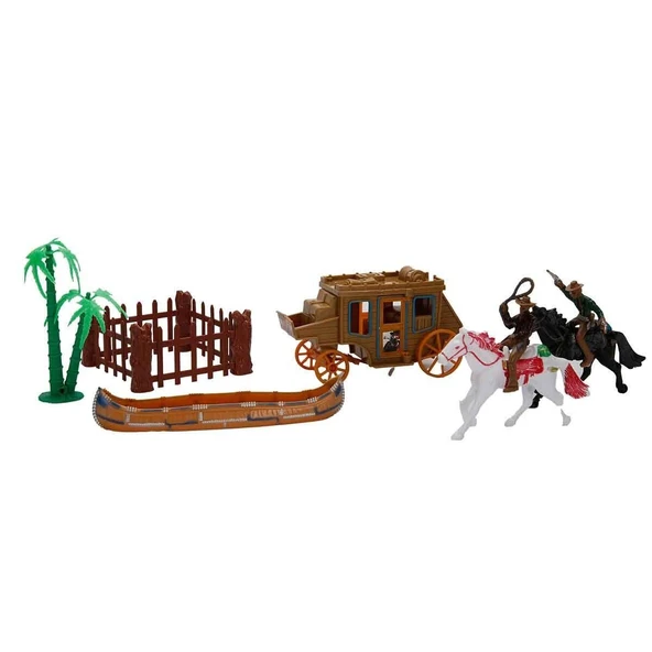 TOYZ DÜKKANIM 4961 SUN-RST-WES-KOVBOY OYUN SET POŞETLİ KRTL 3A Kız Erkek Çocuk Oyuncak Eğitici Oyuncaklar ürün görseli 1