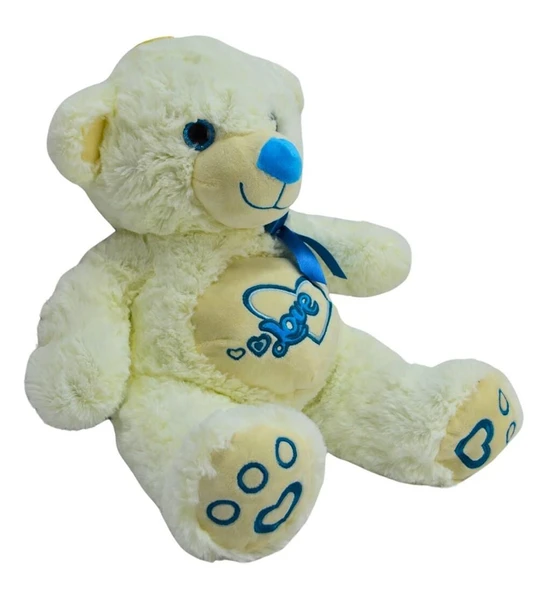 TOYZ DÜKKANIM PELUŞ 50CM GÖBEKLİ AYI Kız Erkek Çocuk Oyuncak Eğitici Oyuncaklar ürün görseli 1
