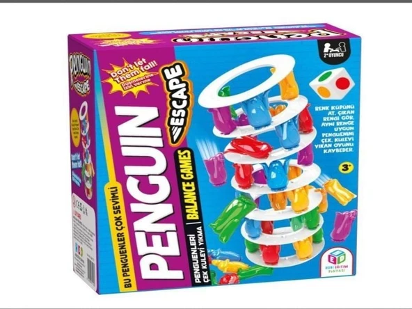 TOYZ DÜKKANIM 1160 Penguin Escape - Denge Oyunu Kız Erkek Çocuk Oyuncak Eğitici Oyuncaklar ürün görseli 1