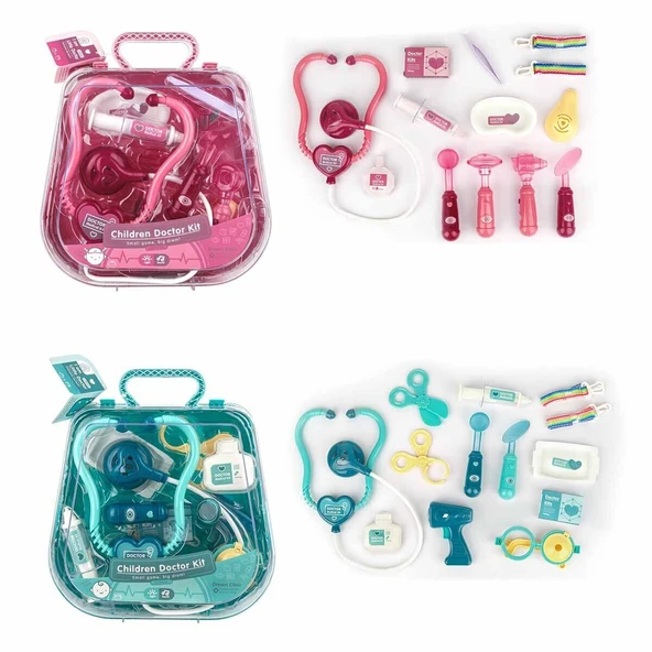 TOYZ DÜKKANIM 4947 SUN-YFN-DOKTOR SET ÇANTALI SES IŞIK 2R Kız Erkek Çocuk Oyuncak Eğitici Oyuncaklar ürün görseli 1