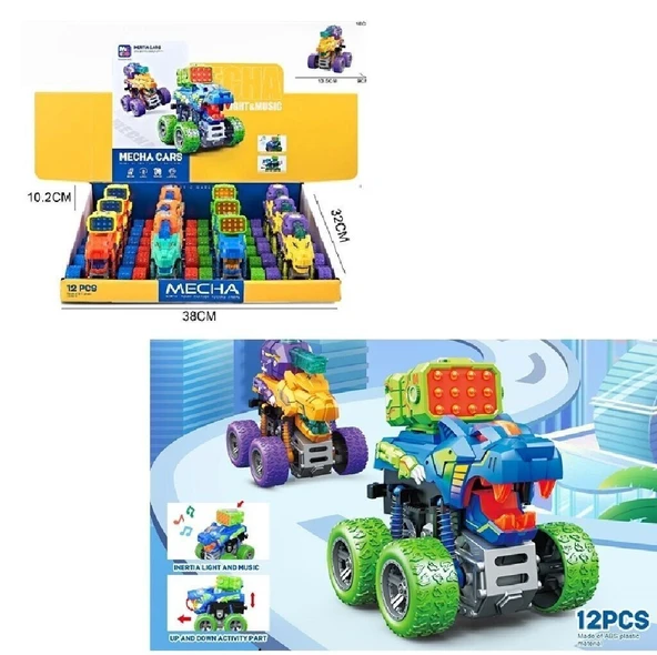 TOYZ DÜKKANIM MG-D500-19 IŞIKLI MÜZİKLİ KURT-LEOPAR ARABA Kız Erkek Çocuk Oyuncak Eğitici Oyuncaklar ürün görseli 1