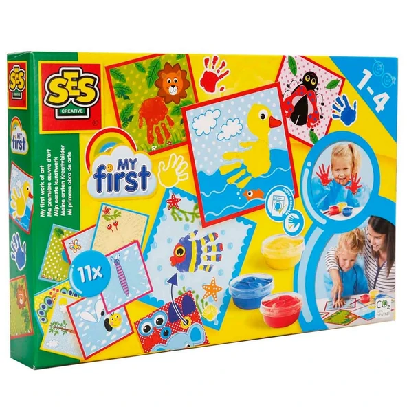 TOYZ DÜKKANIM İlk Parmak Boyam Kız Erkek Çocuk Oyuncak Eğitici Oyuncaklar ürün görseli 1