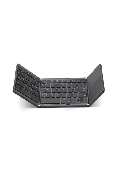 DEANB Şarjlı Touchpad Kablosuz Bluetooth Titanyum Katlanabilir Dokunmatik Klavye Tablet - Telefon ürün görseli 1