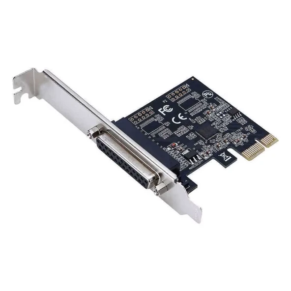 PCI-e LPT paralel port kart  DB25 pin pcı express paralel port kartı ürün görseli 1