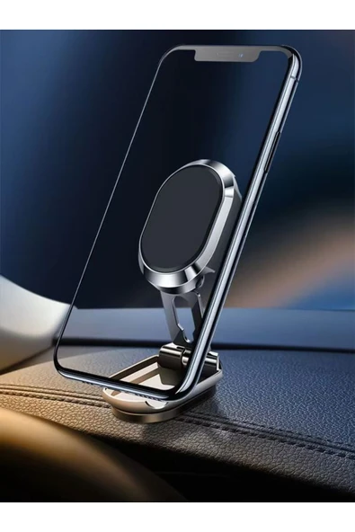 DEANB T-2 360° Zink Metal - Araba Oto Aksesuarları Çinko Mıknatıslı Araç İçi Telefon Tutucular ürün görseli 1