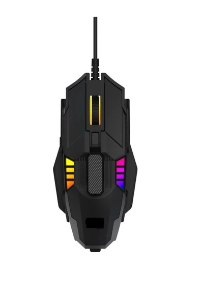 DEANB 6in1 Ergonomik Tutuş RGB Işıklı 6400DP HIZ 1.5M Kablolu Oyuncu Game Mouse ürün görseli 1