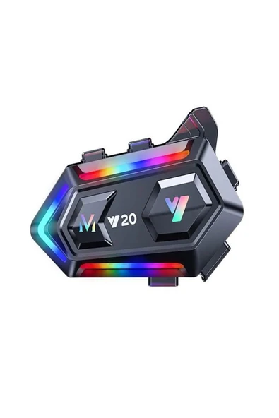 DEANB Y020 Ip67 Su Geçirmez Sesli Asistan Rgb Hd Ses Bluetooth Interkom Kask Kulaklığı ürün görseli 1