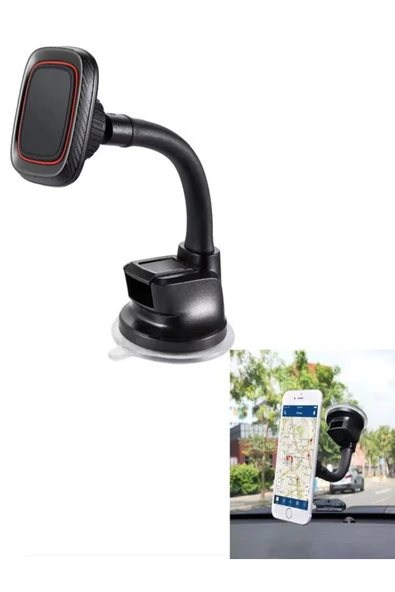 DEANB T1 360° Dönen Oto Aksesuar Araç Içi Telefon Tutacağı Ayna Torpido Montaj Araba Telefon Tutucu ürün görseli 1