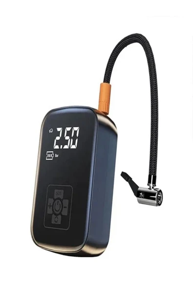 DEANB A55-56 PSI Destekli 3600mAh 50W LED Ekranlı Araba Motor Bisiklet Top Hava Kompresörü Powerbank ürün görseli 1