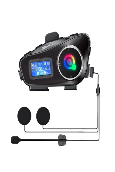 DEANB IPX6 SU GEÇİRMEZ SD KARTLI 2 KİŞİ 300M SİRİ DESTEK EQ SES İNTERKOM KASK KULAKLIĞI GÜRÜLTÜ OFF ürün görseli 1