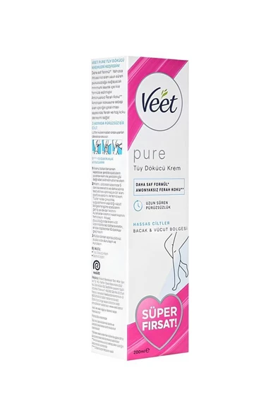 Veet Pure Tüy Dökücü Krem 200 ml ürün görseli 1
