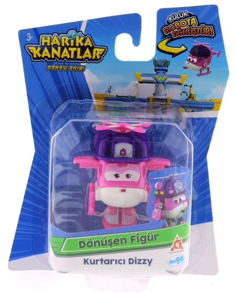 YUMURCAK TOYZ Harika Kanatlar Dönüşen Tekli Figür Kurtarıcı Dizzy Kız Erkek Çocuk Oyuncak Eğitici Oyuncaklar ürün görseli 1