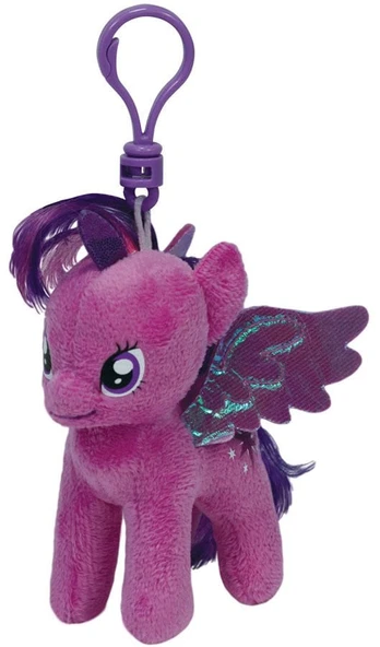 YUMURCAK TOYZ TY My Little Pony Twilight Sparkle Peluş Anahtarlık Kız Erkek Çocuk Oyuncak Eğitici Oyuncaklar ürün görseli 1