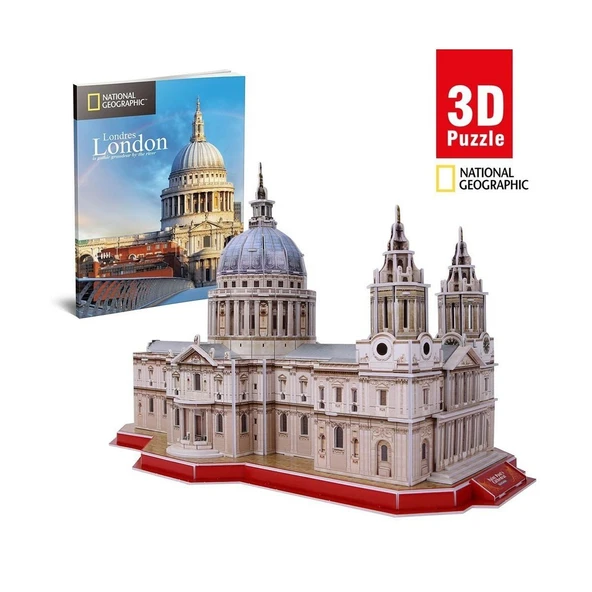 YUMURCAK TOYZ CUB DS0991 National Geographic 107 Parça 3D Puzzle Aziz Paul Katedrali Kız Erkek Çocuk Oyuncak Eğiti ürün görseli 1
