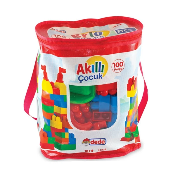 YUMURCAK TOYZ 01023 AKILLI ÇOCUK 100 PCS Kız Erkek Çocuk Oyuncak Eğitici Oyuncaklar ürün görseli 1