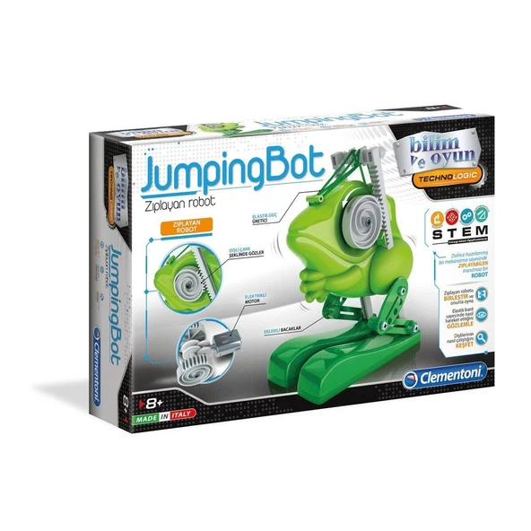 YUMURCAK TOYZ 64956 Jumpinbot /Robotik Laborutavarı /BilimveOyun +8 yaş Kız Erkek Çocuk Oyuncak Eğitici Oyuncaklar ürün görseli 1
