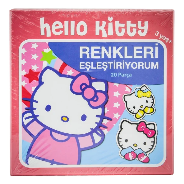 YUMURCAK TOYZ Hello Kitty Renkleri Eşleştiriyorum 20 Parça HK40629 Kız Erkek Çocuk Oyuncak Eğitici Oyuncaklar ürün görseli 1