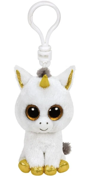 YUMURCAK TOYZ TY Beanie Boo´s Pegasus Tek Boynuzlu At Peluş Anahtarlık Kız Erkek Çocuk Oyuncak Eğitici Oyuncaklar ürün görseli 1