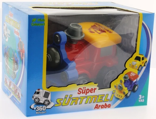YUMURCAK TOYZ Sürtmeli Kırılmaz Kırmızı Tren G138 Kız Erkek Çocuk Oyuncak Eğitici Oyuncaklar ürün görseli 1