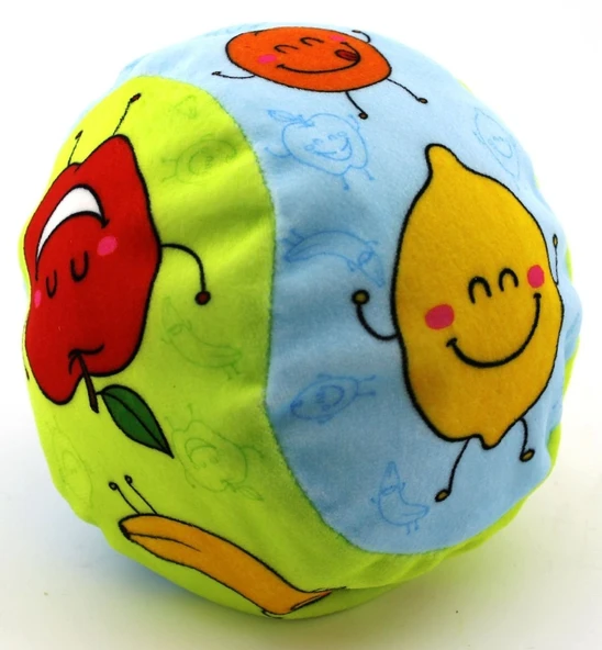 YUMURCAK TOYZ Meyve Temalı Yumuşak Top V05088 Kız Erkek Çocuk Oyuncak Eğitici Oyuncaklar ürün görseli 1