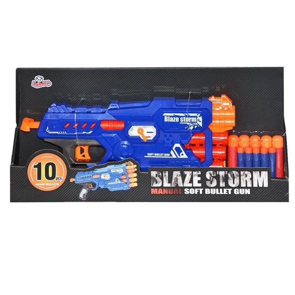 YUMURCAK TOYZ ZC7097 CIFT YUMUŞAK MERMİLİ TUFEK Kız Erkek Çocuk Oyuncak Eğitici Oyuncaklar ürün görseli 1
