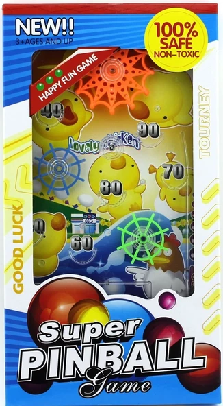 YUMURCAK TOYZ Civcivli Mini Pinball Kız Erkek Çocuk Oyuncak Eğitici Oyuncaklar ürün görseli 1