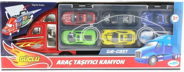 YUMURCAK TOYZ Taşınabilir Die Cast Metal Araçlı Kamyon Kız Erkek Çocuk Oyuncak Eğitici Oyuncaklar ürün görseli 1