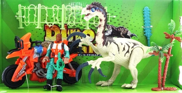 YUMURCAK TOYZ Dinozor Avcısı Motorlu Oyun Seti Kız Erkek Çocuk Oyuncak Eğitici Oyuncaklar ürün görseli 1