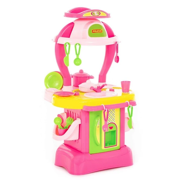 YUMURCAK TOYZ 42583 Polesie Zarif Mutfak Takımı Kız Erkek Çocuk Oyuncak Eğitici Oyuncaklar ürün görseli 1