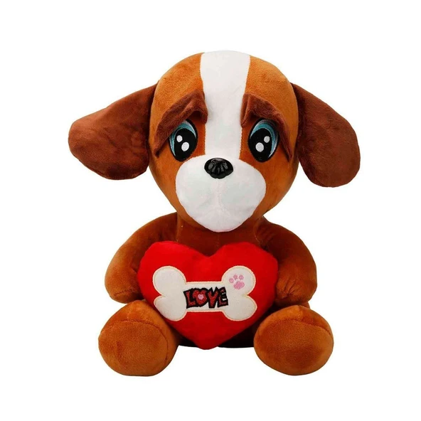 YUMURCAK TOYZ 3183 Sunman, Kalpli Peluş Köpek 30cm Kız Erkek Çocuk Oyuncak Eğitici Oyuncaklar ürün görseli 1