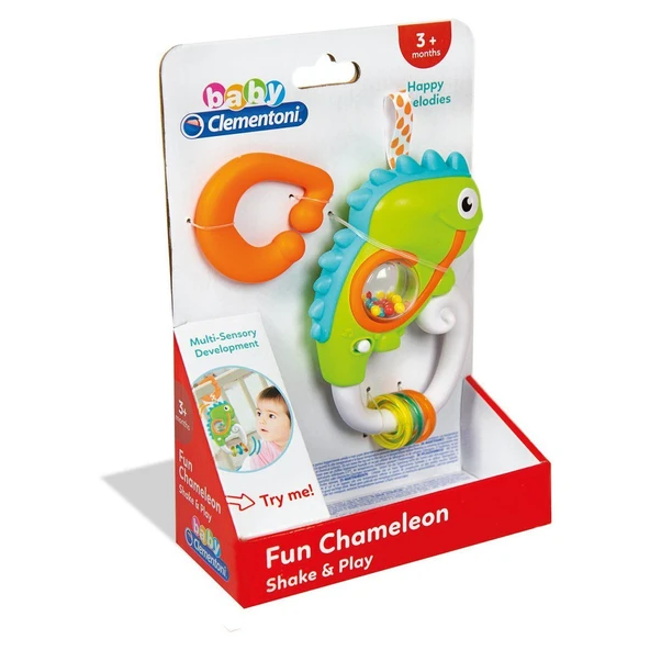 YUMURCAK TOYZ 17332 Baby Clementoni İnteraktif Bukalemun Oyuncak / +6 ay Kız Erkek Çocuk Oyuncak Eğitici Oyuncakla ürün görseli 1