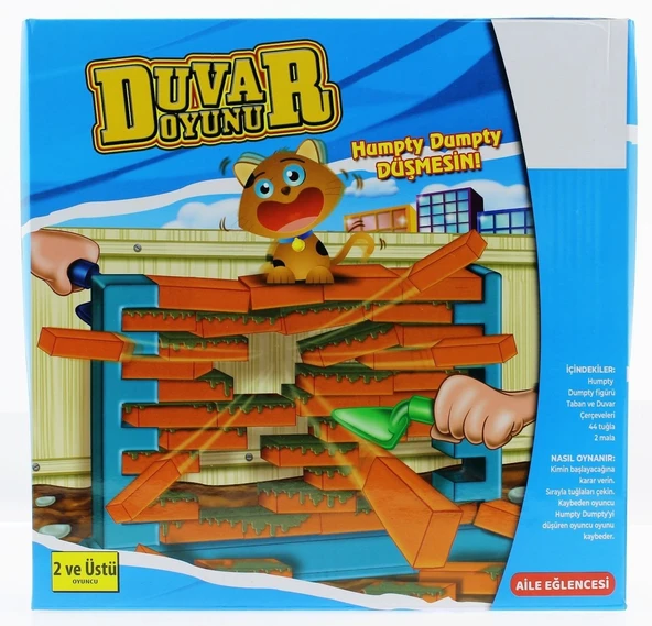 YUMURCAK TOYZ Humpty Dumpty Tuğla Duvar Oyunu Kız Erkek Çocuk Oyuncak Eğitici Oyuncaklar ürün görseli 1
