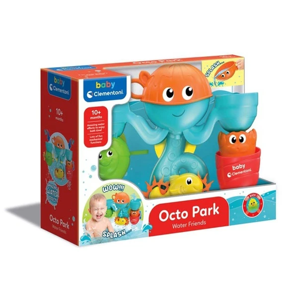 YUMURCAK TOYZ 17658 Eğlenceli Arkadaşlar Su Parkı Banyo Oyuncağı, Baby Clementoni, +6 ay Kız Erkek Çocuk Oyuncak E ürün görseli 1