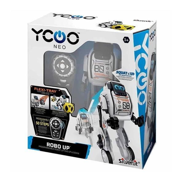 YUMURCAK TOYZ SIL/88050 Silverlit Uzaktan Kumandalı Robo Up Kız Erkek Çocuk Oyuncak Eğitici Oyuncaklar ürün görseli 1