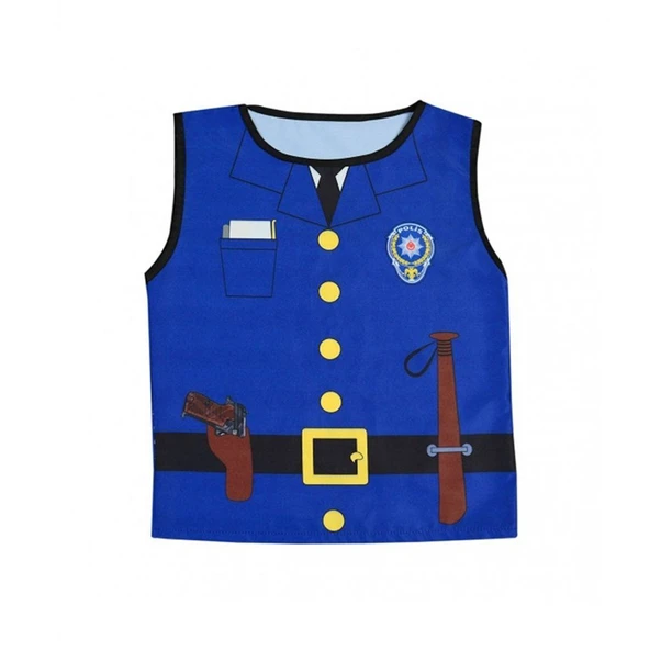 YUMURCAK TOYZ AND-5117 Polis Kostümü Kız Erkek Çocuk Oyuncak Eğitici Oyuncaklar ürün görseli 1