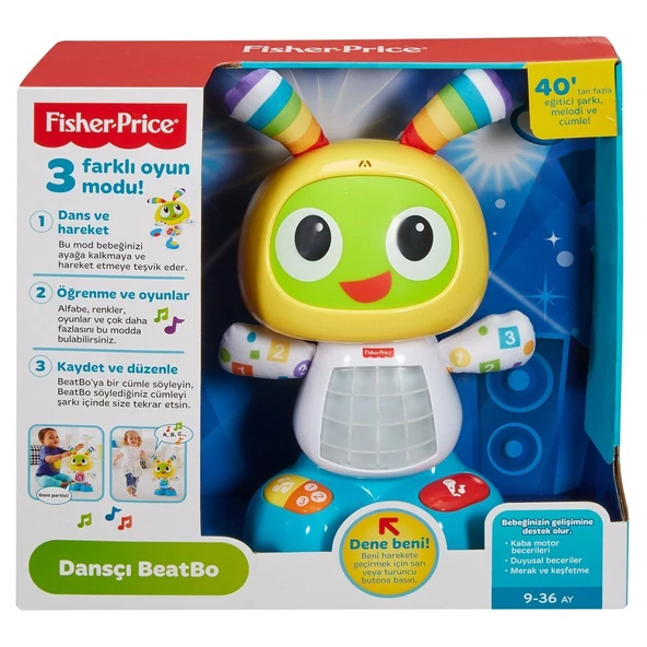 YUMURCAK TOYZ DLB20 Fisher-Price® Dansçı BeatBo /Türkçe Kız Erkek Çocuk Oyuncak Eğitici Oyuncaklar ürün görseli 1