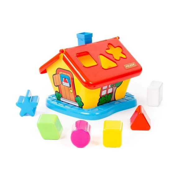 YUMURCAK TOYZ 3354 Bahçeli Ev Eğitici Bultak 6 Parça -Polesie Kız Erkek Çocuk Oyuncak Eğitici Oyuncaklar ürün görseli 1