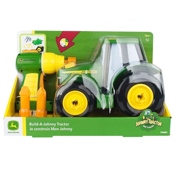 YUMURCAK TOYZ 46655 Tomy John Deere - Yap-Oyna Traktör Johnny +18 ay Kız Erkek Çocuk Oyuncak Eğitici Oyuncaklar ürün görseli 1