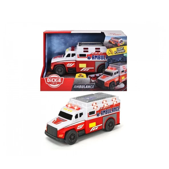 YUMURCAK TOYZ 203302013 Dickie Ambulans Kız Erkek Çocuk Oyuncak Eğitici Oyuncaklar ürün görseli 1