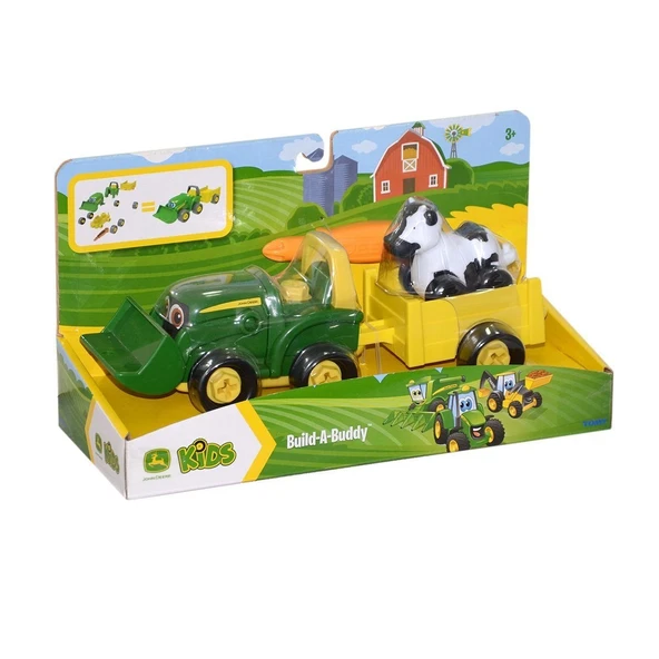 YUMURCAK TOYZ 47209 Tomy John Deere - Tak Oyna Vagonlu Bonnie +3 yaş Kız Erkek Çocuk Oyuncak Eğitici Oyuncaklar ürün görseli 1