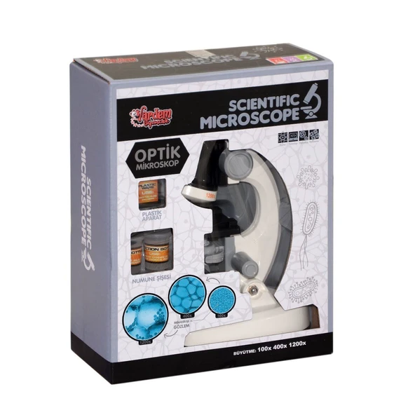 YUMURCAK TOYZ KM-1012A-1 1013A-1 Işıklı Objektif Bilim Mikroskopu Kız Erkek Çocuk Oyuncak Eğitici Oyuncaklar ürün görseli 1