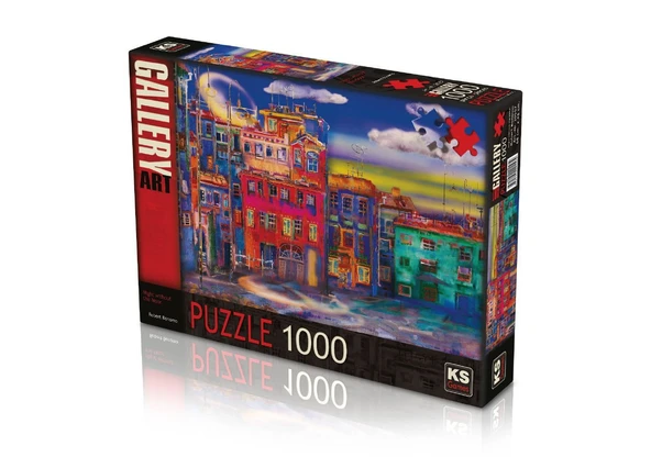 YUMURCAK TOYZ KS Puzzle 1000 Parça Night Without The Moon Aysız Gece Kız Erkek Çocuk Oyuncak Eğitici Oyuncaklar ürün görseli 1