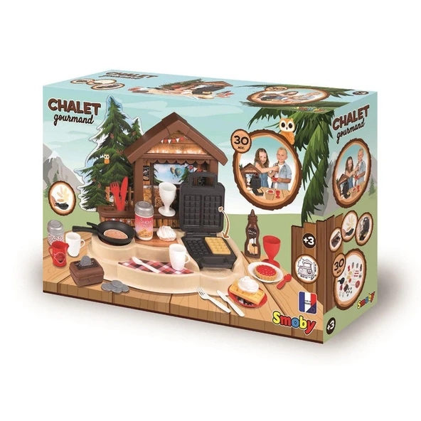 YUMURCAK TOYZ 7600310557 Gourmand Chalet Dağ Evi Gurme Tüccarı -Smoby Kız Erkek Çocuk Oyuncak Eğitici Oyuncaklar ürün görseli 1