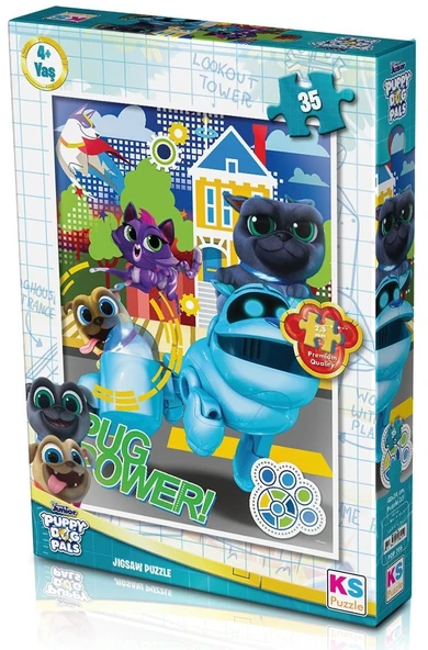 YUMURCAK TOYZ KS Puzzle 35 Parça Bingo ve Roli'nin Maceraları Kız Erkek Çocuk Oyuncak Eğitici Oyuncaklar ürün görseli 1