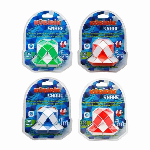 YUMURCAK TOYZ Kübirik Snake Zeka Küpü-1adet Stokta Olan Gönderilir Kız Erkek Çocuk Oyuncak Eğitici Oyuncaklar ürün görseli 1