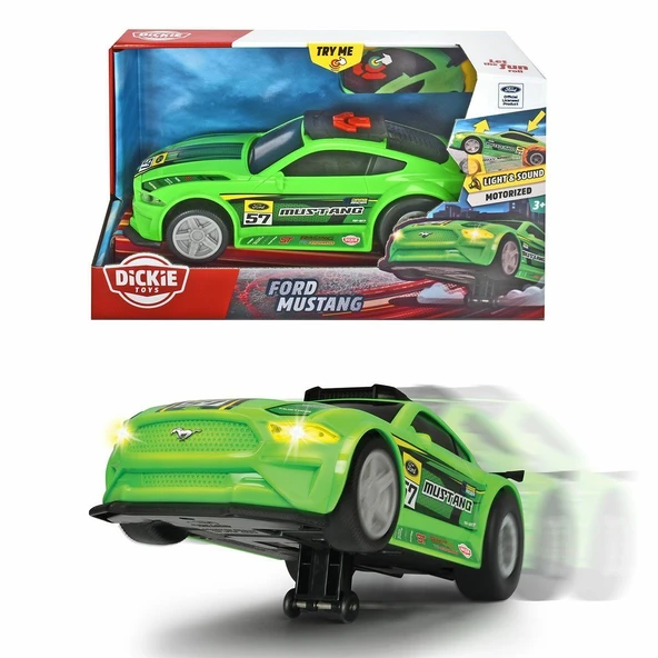 YUMURCAK TOYZ 203764009 Ford Mustang - Wheelie Raiders Kız Erkek Çocuk Oyuncak Eğitici Oyuncaklar ürün görseli 1