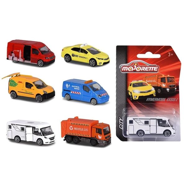 YUMURCAK TOYZ 212057500 Majorette Şehir Araçları 7,5cm - 1adet stokta olan gönderilir Kız Erkek Çocuk Oyuncak Eğit ürün görseli 1