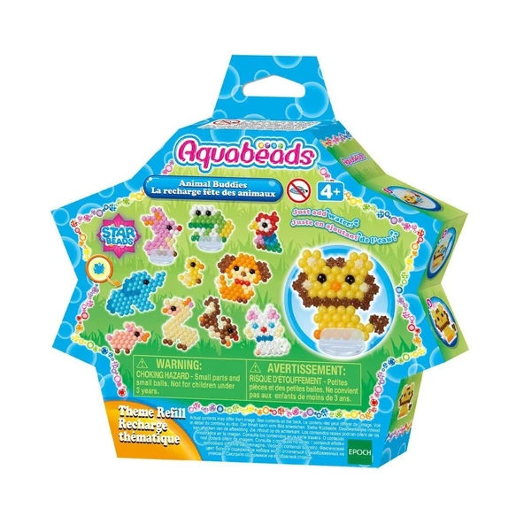 YUMURCAK TOYZ 31915 Epoch AquaBeads Hayvan Dostlar Seti, 600 parça +4 yaş Kız Erkek Çocuk Oyuncak Eğitici Oyuncakl ürün görseli 1